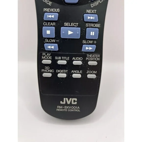 Remote Control ( Clean Contacts ) JVC - RM-SXV001A - Picture 3 of 5